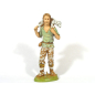 6 figures - Shepherd with lamb, 12 cm - Landi Moranduzzo figurines