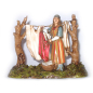 Woman hanging laundry group, 10 cm - Landi Moranduzzo figurines