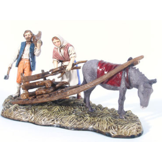 Sleigh group - Landi Moranduzzo figurines