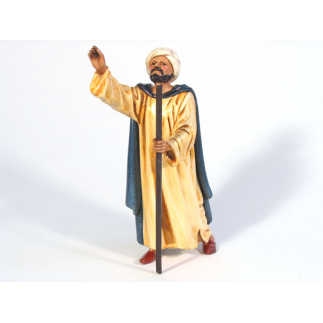 Eastern man walking, 13 cm - Landi Moranduzzo figurines