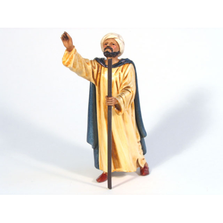 Eastern man walking, 13 cm - Landi Moranduzzo figurines