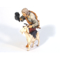 Shepherd with goat, 13 cm - Landi Moranduzzo figurines