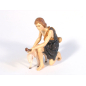 Young man with lamb, 13 cm - Landi Moranduzzo figurines