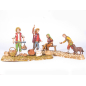 Ortolani e mendicante per presepi cm 10 - Statuine Landi Moranduzzo