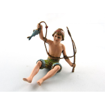 Young fisherman, 10 cm - Landi Moranduzzo figurines
