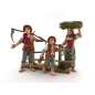 Famiglia di contadini cm 10 - Statuine Landi Moranduzzo