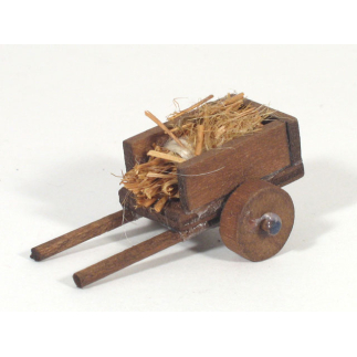 Mini cart with straw