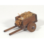 Mini cart with straw