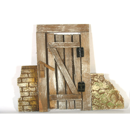 Gate 11 x 18.5 cm with side walls.