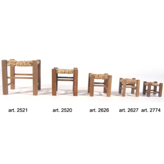 Mini straw stool