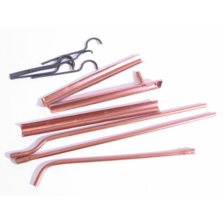 Miniature mini gutter for nativity scenes