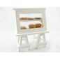 Display stand with bread