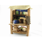 Nativity scene sales counter