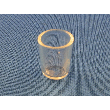 Glass cup for nativity scene, 1.5 cm.