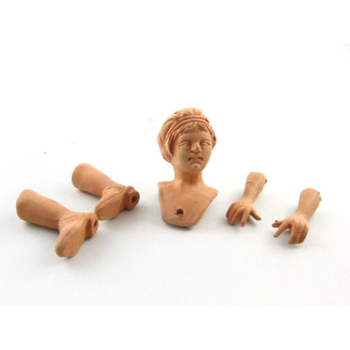 Head, Hands, Feet - Woman 12 cm