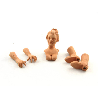 Head, Hands, Feet - Woman 12 cm