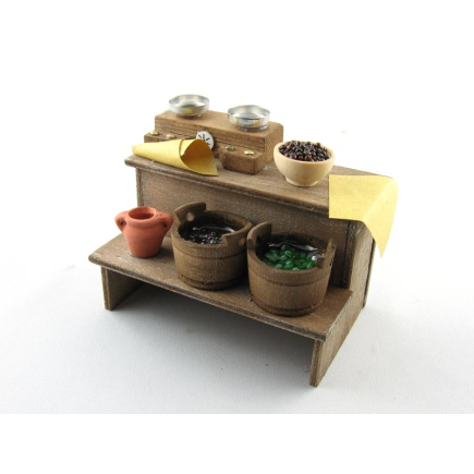 olive sales stall for 10 cm figures
