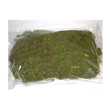 Natural moss mat for nativity scenes, 100 g bag.