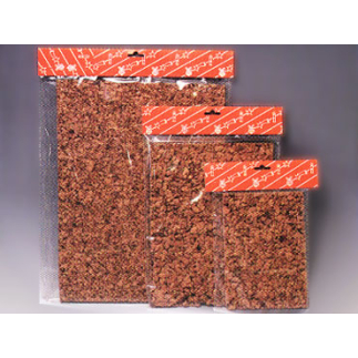 Coarse-grain cork panel bag cm 14x20