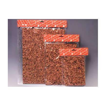 Coarse-grain cork panel bag cm 14x20