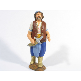 Eastern figure with sword, series, 11–12 cm