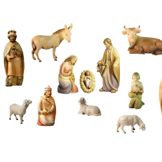 13-piece Nativity Set Rudolf 9 cm