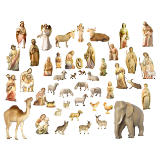 Nativity Scene Rudolf 47 Pieces 9 cm