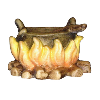 Nativity scene pot with fire Rudolf 9 cm