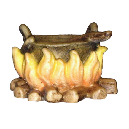 Nativity scene pot with fire Rudolf 9 cm