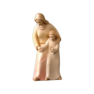 Shepherdess with child, Rudolf nativity scene, 9 cm