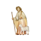 Shepherd with hat and sheep, Rudolf nativity scene, 9 cm