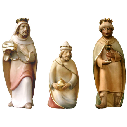 3 Magi Kings Nativity Scene Rudolf 9 cm