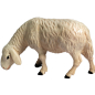 Right-facing grazing sheep Rudolf nativity scene 9 cm