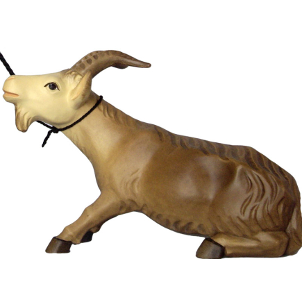 Stubborn goat Rudolf nativity scene 9 cm