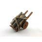 Firewood cart for 6/6.5 cm figures