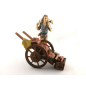 Meat cart for 10/12/13 cm figures with spoked wheel