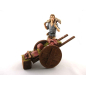 Meat cart for 10/12/13 cm figurines with solid wheels