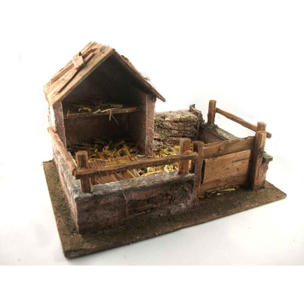 Chicken coop for 12–13 cm figures