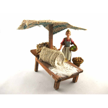 Flour stall for 10 cm figures - ECO