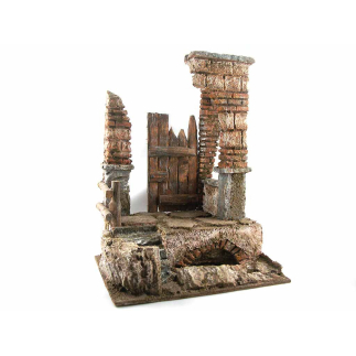 Dilapidated setting for 10 cm shepherd figurines