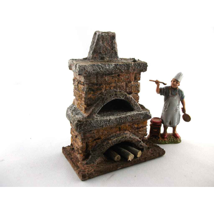 Type A oven for 5.5/6/6.5 cm figurines for nativity scene