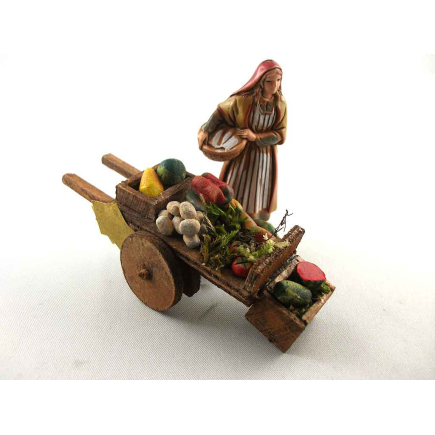 Fruit cart for 5.5/6/6.5 cm figures