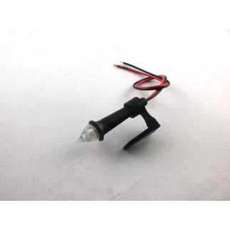 8 mm red FRISA LED torch - autonomous flickering