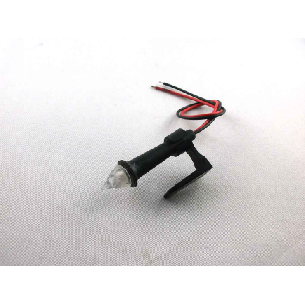 8 mm red FRISA LED torch - autonomous flickering