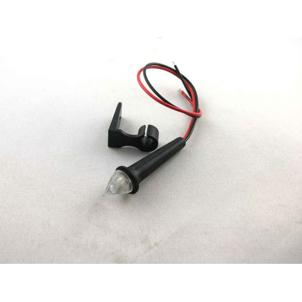 8 mm red FRISA LED torch - autonomous flickering