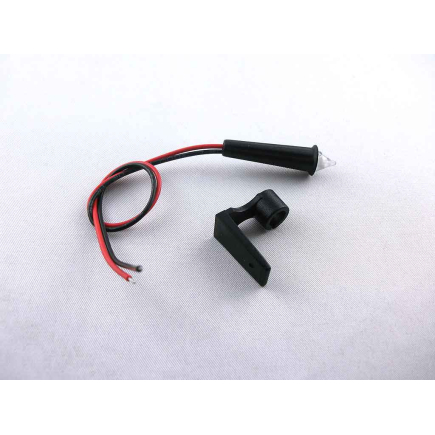 5 mm yellow FRISA LED torch - self-flickering