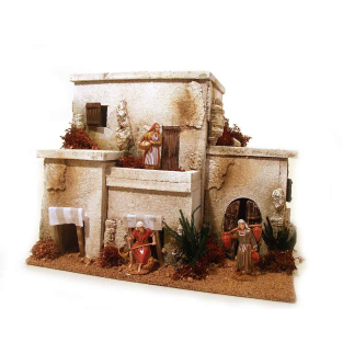 Group of minarets for nativity scenes for 6 and 6.5 cm figurines