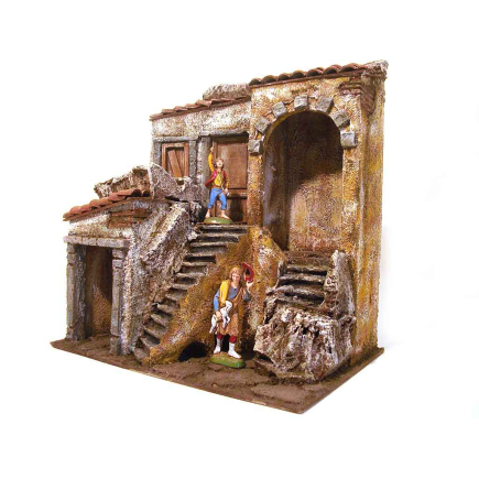 House for 10 cm nativity figures