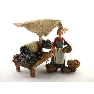 Chestnut stall for 10 cm figures - ECO
