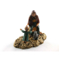 Elderly woman with child, 10 cm - Landi Moranduzzo figurines